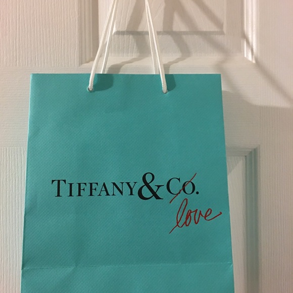 Rare Tiffany & Co. "Love" Medium Paper Gift Bag - Picture 6 of 6